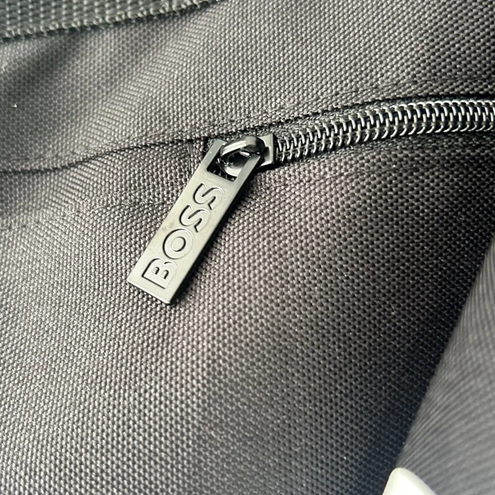 Boss Black Garment Bag with White Logo